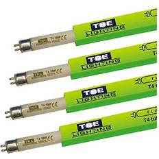 T4 16w Fluorescent Tube Lamps 480mm 4 Pack of CFL Bulbs G5 2-Pin Base Fittings T4 High Efficiency Lamps, Soft White 3500K