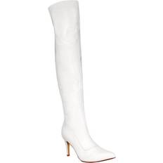 Leather - White High Boots Debenhams Lexi - White