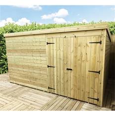 Outbuildings Dakota Fields 14 D Solid Wood Shed (Building Area )