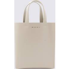 Hvite Totevesker Marni Womens Seashell Museo Leather Tote bag 1 Size