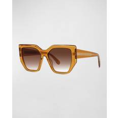 Stella McCartney SC 40075I 42F Square Sunglasses - Orange