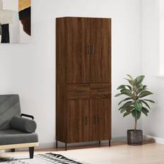 vidaXL Aparador Alto Madera Contrachapada 69.5x34x180 cm 2 Puertas