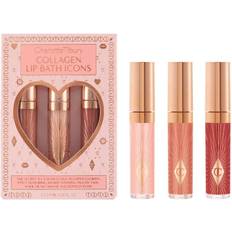 Vitamin C Lip Glosses Charlotte Tilbury Mini Collagen Lip Bath Icons Kit 3-pack