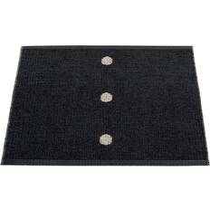 Pappelina Dørmåtter Pappelina Peg Tæppe 70 x 60 cm Black Linen Sort