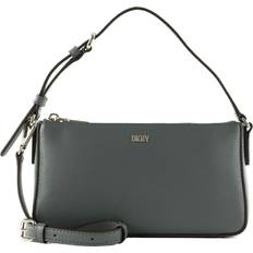 DKNY Women's Bryant Park Top Zip Demi Crossbody, Coal