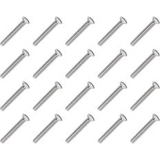 M3.5 x 70mm Long Electrical Machine Screws Light Switch Plug Socket 20 Electrical Machine Screws Light Switch Plug Socket