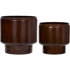 House Doctor Krukker & Urtepotter House Doctor Pile Urtepotte Brown Krukke