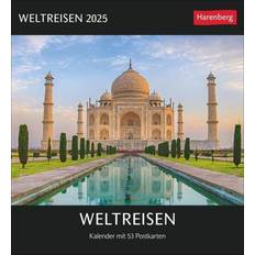Weltreisen Postkartenkalender 2025 Kalender