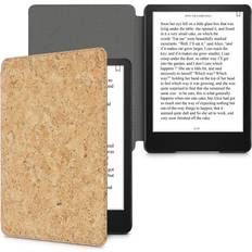 Brown Tablet Cases Kwmobile amazon kindle paperwhite 11. generation 2021 kork ereader klapphülle