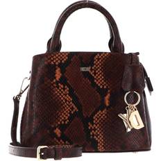 Ormskinn Handväskor DKNY Paige Small Handbag - Chestnut