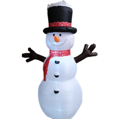 Decorations SnowTime Inflatable Light Up White Decoration 245cm