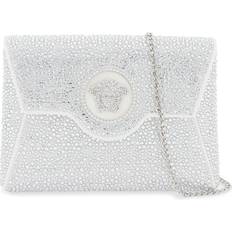 Satin Clutch tasker Versace La Medusa Skuldertaske - Grå