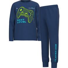 Gaming pyjamas Name It Kid's Gaming Nightwear Set - Navy Peony