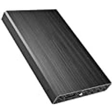 SUYING SUYING Hdd extern hårddisk 2 TB 1 TB 500 GB 320 gb, USB 3.0 bärbar extern lagring backup, lämplig för PC stationär dator, Macbook, bärbar dator, Ps4, Xbox, Smart TV 80 GB, svart