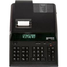 Calculators Monroe MNE8130XB Entry Level Heavy Duty Calculator, Black