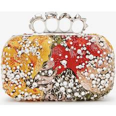 Yellow Clutches Alexander McQueen Knuckle Clutch Item 7554551X3AG8490