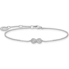 Thomas Sabo Infinity Bracelet - Silver/Transparent