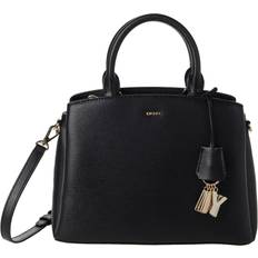 Bags DKNY Paige Medium Satchel Black/Gold One Size