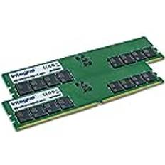 Integral 32 GB Kit 2 x 16 GB DDR5 RAM 4800 MHz Desktop/PC PC5-38400 Speicher