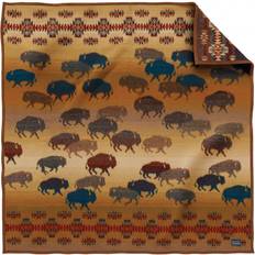 Pendleton Prairie Rush Jacquard Blankets Brown