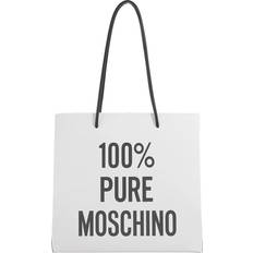 Moschino White '100% PURE Tote A2001 Fantasy White UNI