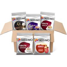 Tassimo Variety Box Costa, Kenco, Cadbury & L'OR Coffee Pods 1500g 56pcs 5pack