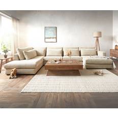 DeLife Wohnlandschaft Isla 430x225 Chenille Sofa