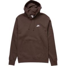 Nike Sportswear Club Fleece Hoodie - Baroque Brown/White