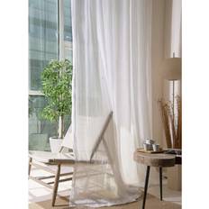 Gardiner & Tillbehör Shein 1pc Velvet Gauze Window Curtain