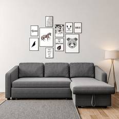 Wade Logan Kachayr 215Cm Linen Square Sofa