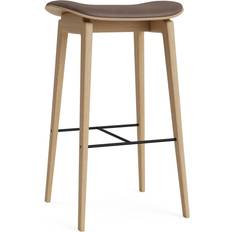 Norr11 NY11 Oak/Dark Brown Bar Stool 65cm