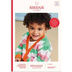 Baby Needlework Patterns SIRDAR Snuggly DK Baby Catching Waves Cardigan Knitting Pattern, 5502