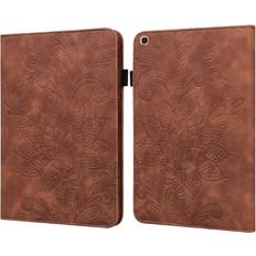 Brown Tablet Cases Tianfu Galaxy Tab 10.1" 2019 T510, Bracket Tablet Case