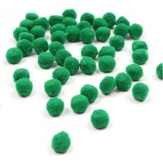 Green DIY Hobbycraft Dark Green Pom Poms 7mm 50 Pack