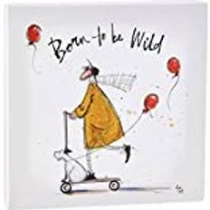 Polyester Framed Art Pyramid Toft Born to be Wild 30 4cm Print Framed Art
