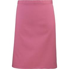 Women Aprons Premier Ladies/Womens Mid-Length Apron Pink