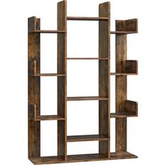 Vasagle ULBC67BXV1 Rustic Brown Book Shelf 140cm