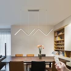 Blue Elephant Kitchen Island Linear Pendant Lamp