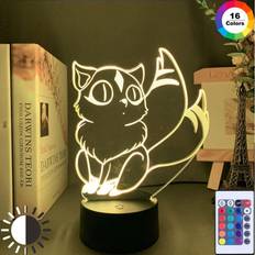 Remote Control Table Lamps Grrong Cute Kirara Night A60 Table Lamp