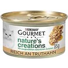 Purina Katte Kæledyr Purina GOURMET Nature's Creation Katzennassfutter Gelee naturbelassen, Truthahn, 12er Pack