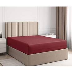 CGK Unlimited Twin XL Fitted Bed Sheet Red