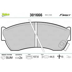 Valeo 301666 Jarrupalasarja Suzuki Swift 2