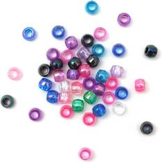 Hobbycraft Iridescent Pastel Pony Beads 68.3g