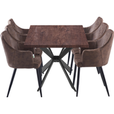 Brown Dining Sets Life Interiors Zarah Duke Dining Set