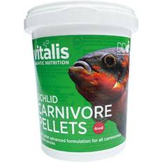 1mm, 70g Vitalis Cichlid Carnivore Pellets Aquarium Fish Tank South American