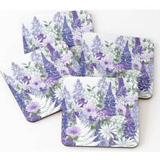 Blue Flower Garden Lupins, Anemones