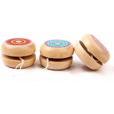 1Pcs Wooden Yoyo Toys Classic Toys Wooden YO-YO Ball Spin 4.5cm Professional Puzzle Toys For Child Gift