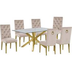 Glasses Dining Sets Best Quality Furniture Contemporary Dining Set