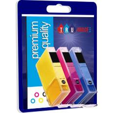 Ink & Toners Tru Image CLI-8 CMY Compatible Cyan, Magenta, Yellow Ink CLI-8C/M/Y