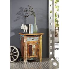 Multicoloured Bedside Tables Massivmoebel24 1 Bedside Table